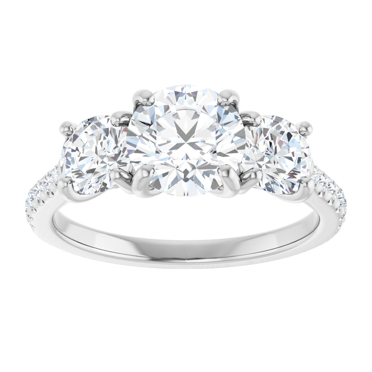 Three-Stone Engagement Ring