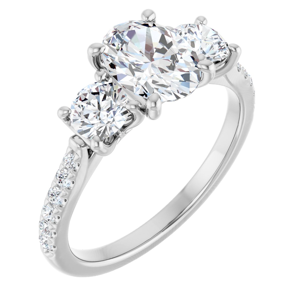 Three-Stone Engagement Ring