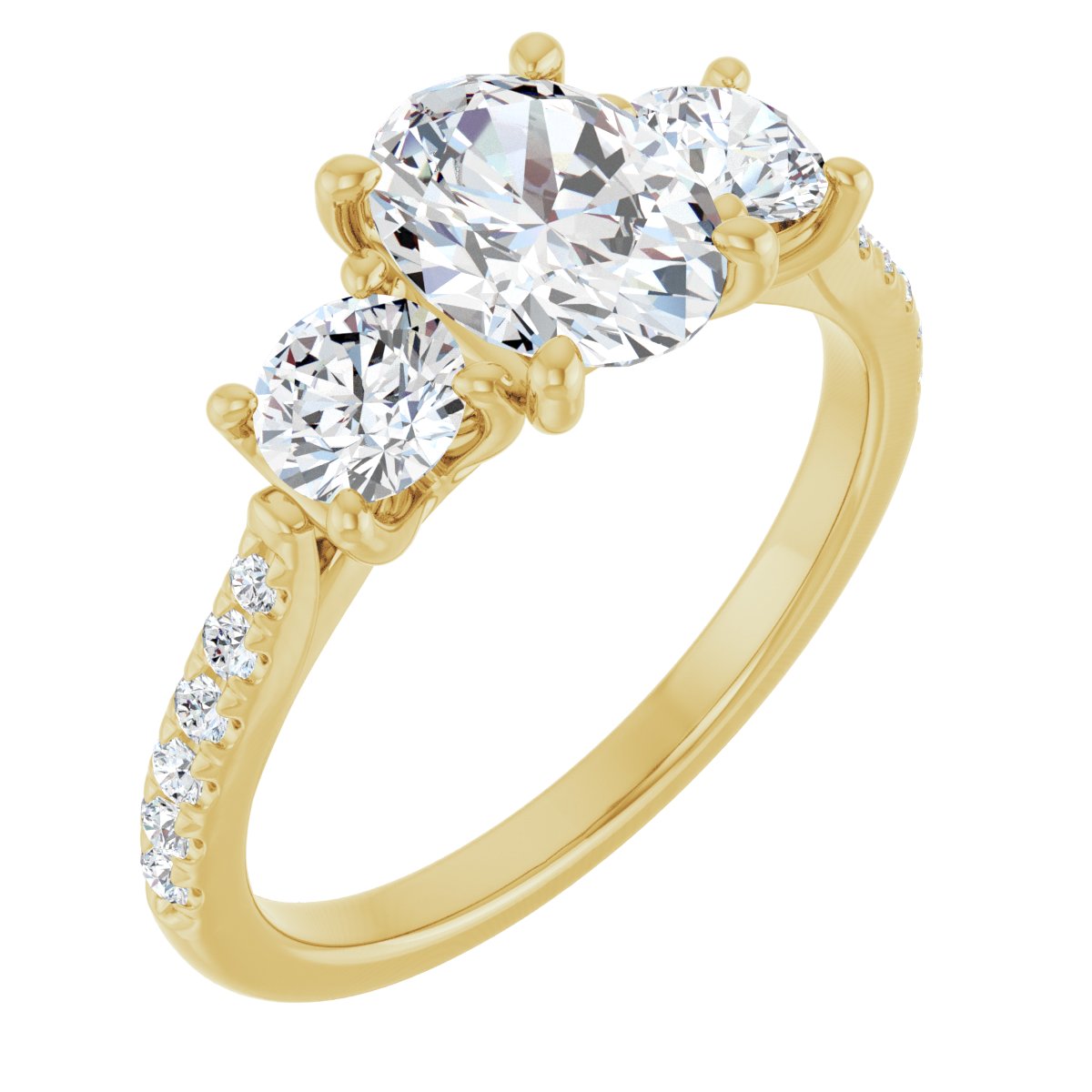 Three-Stone Engagement Ring