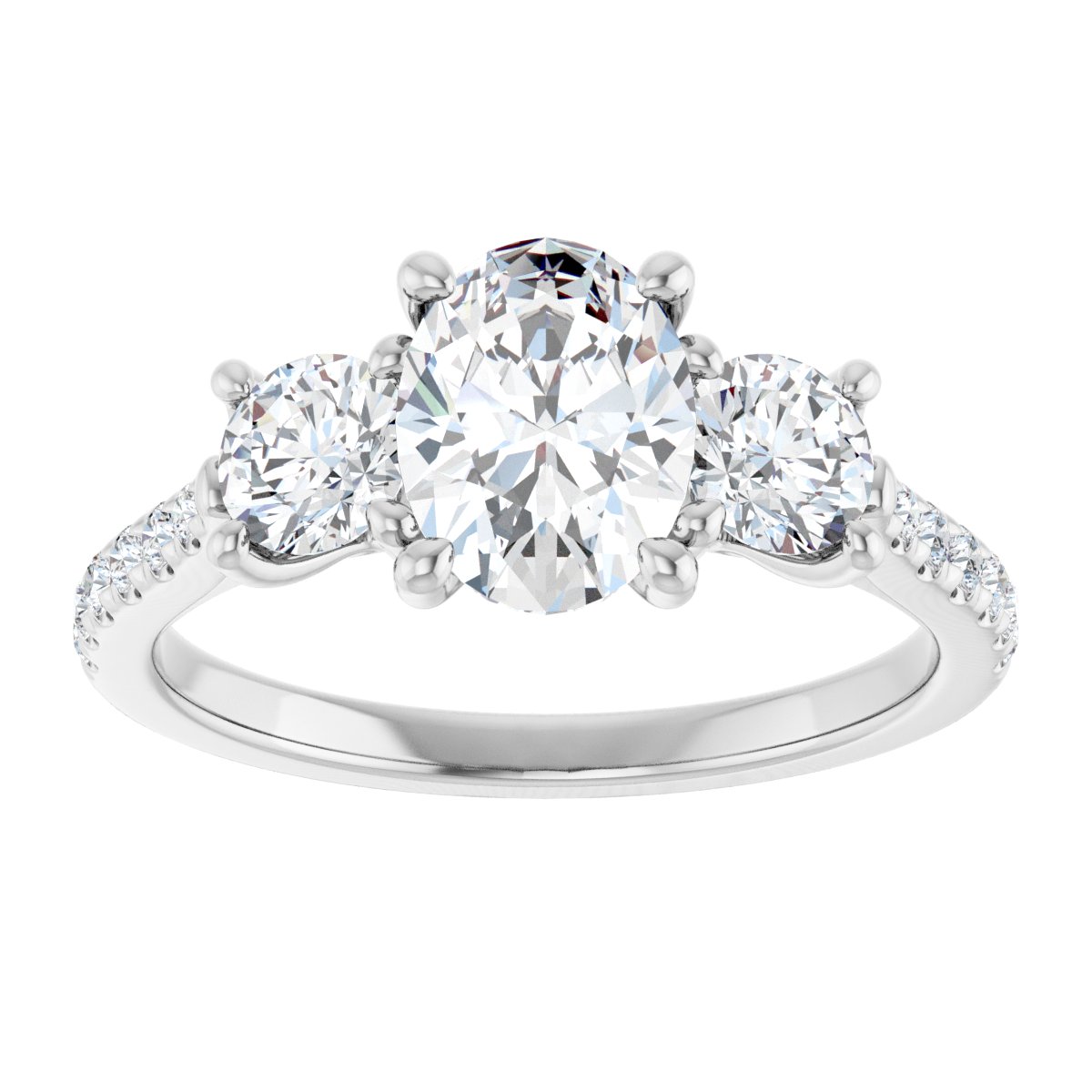 Three-Stone Engagement Ring