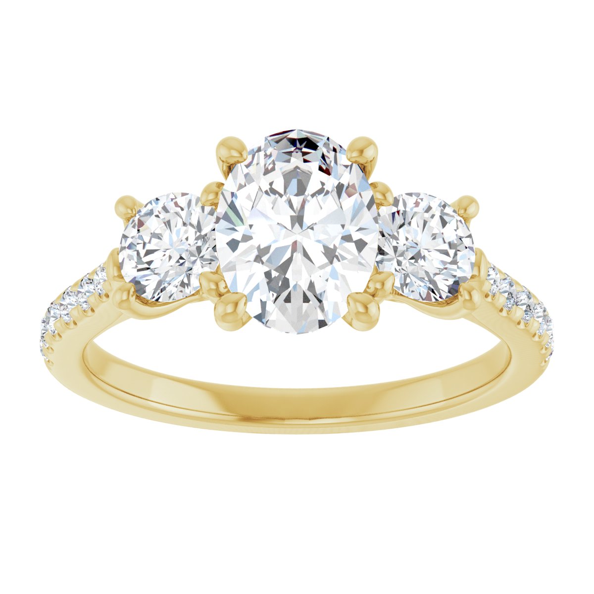 Three-Stone Engagement Ring