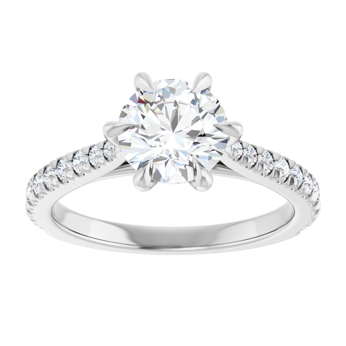 Accented Engagement Ring