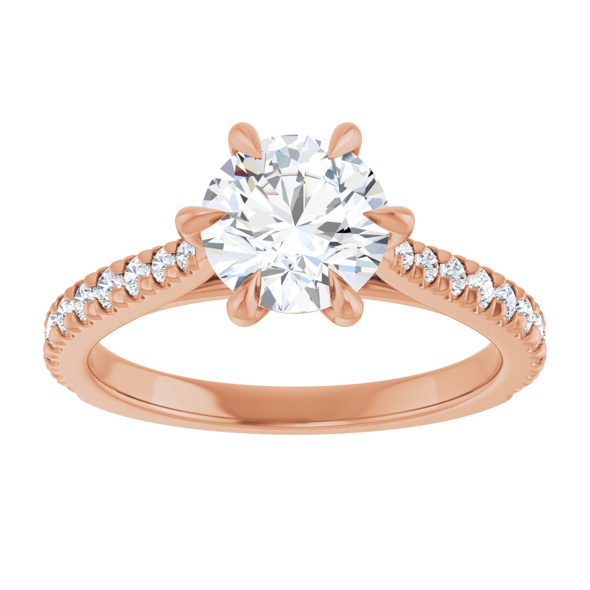 Accented Engagement Ring