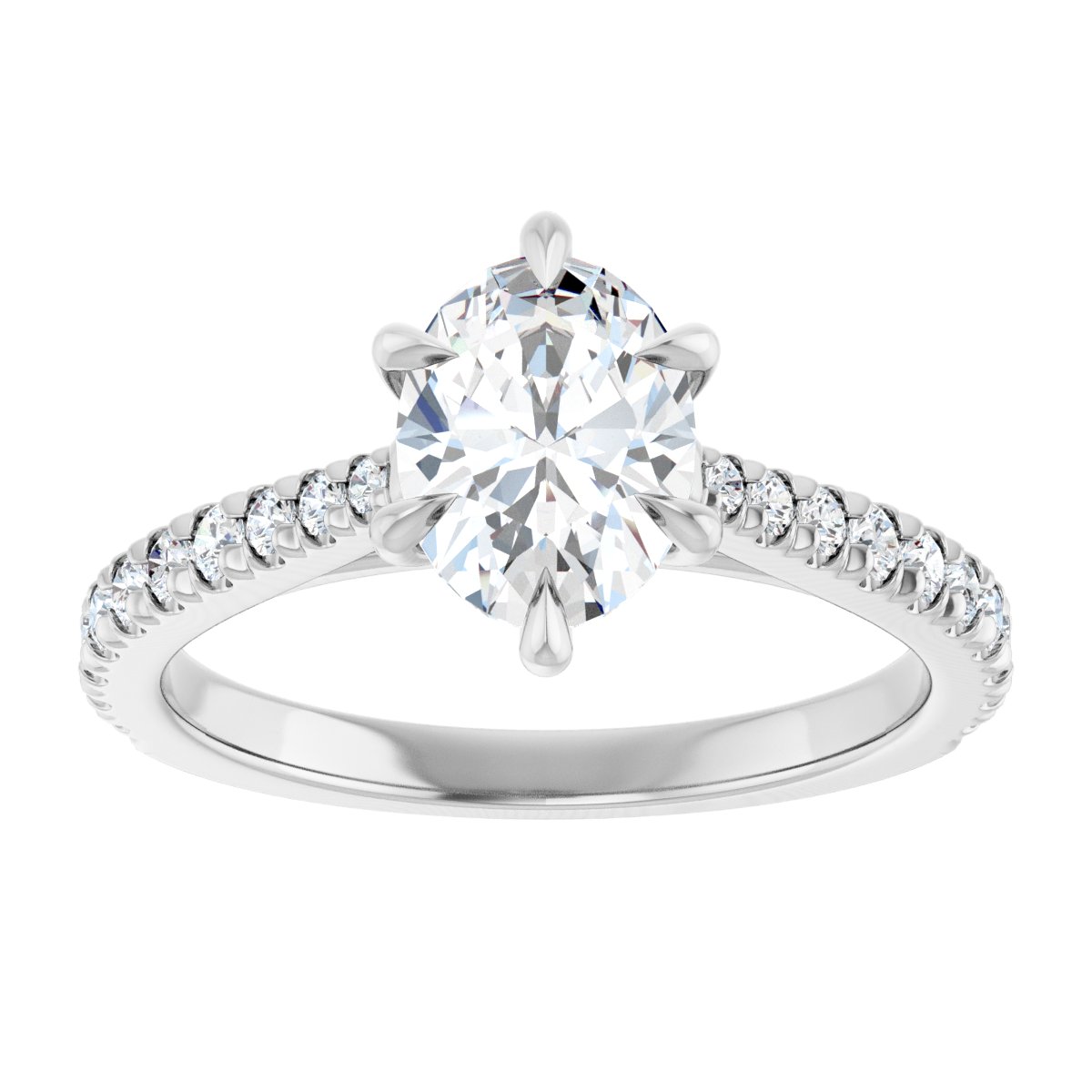 Accented Engagement Ring