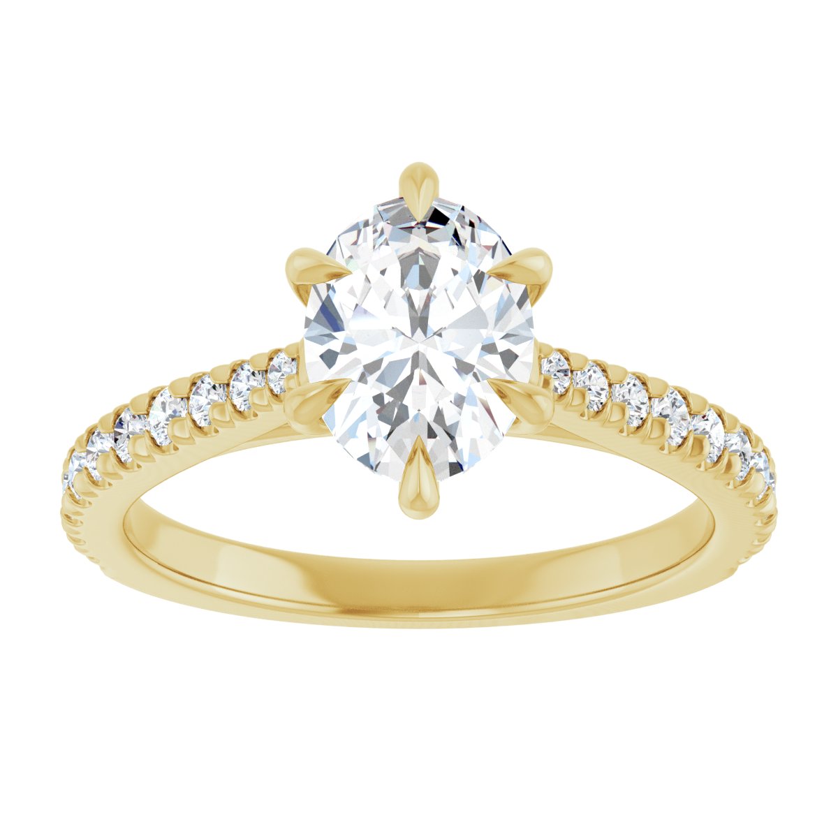 Accented Engagement Ring
