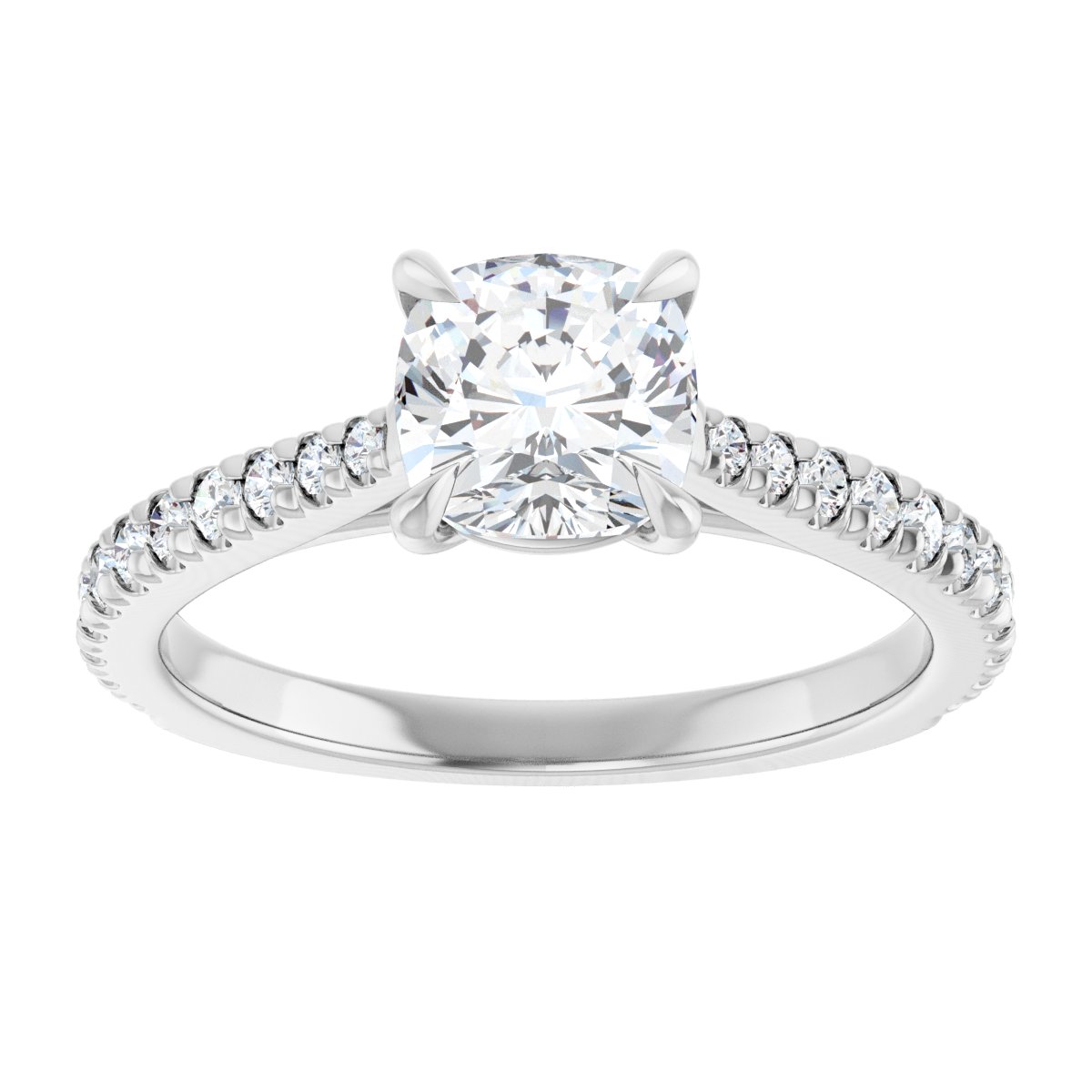 Accented Engagement Ring