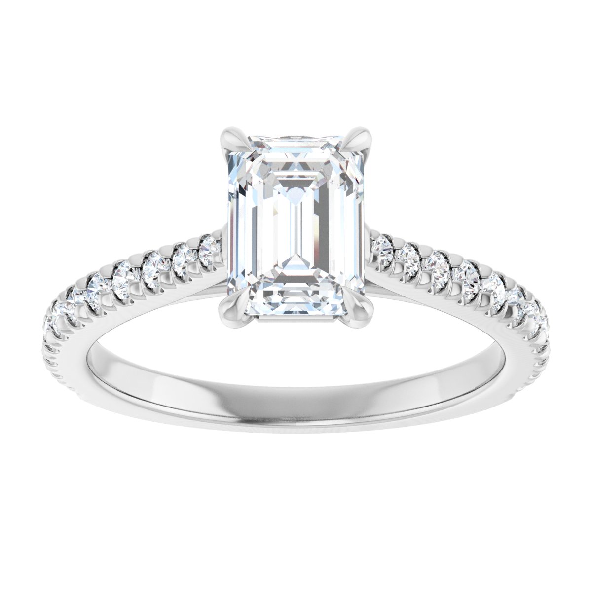 Accented Engagement Ring