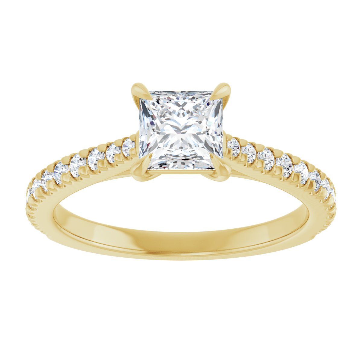 Accented Engagement Ring