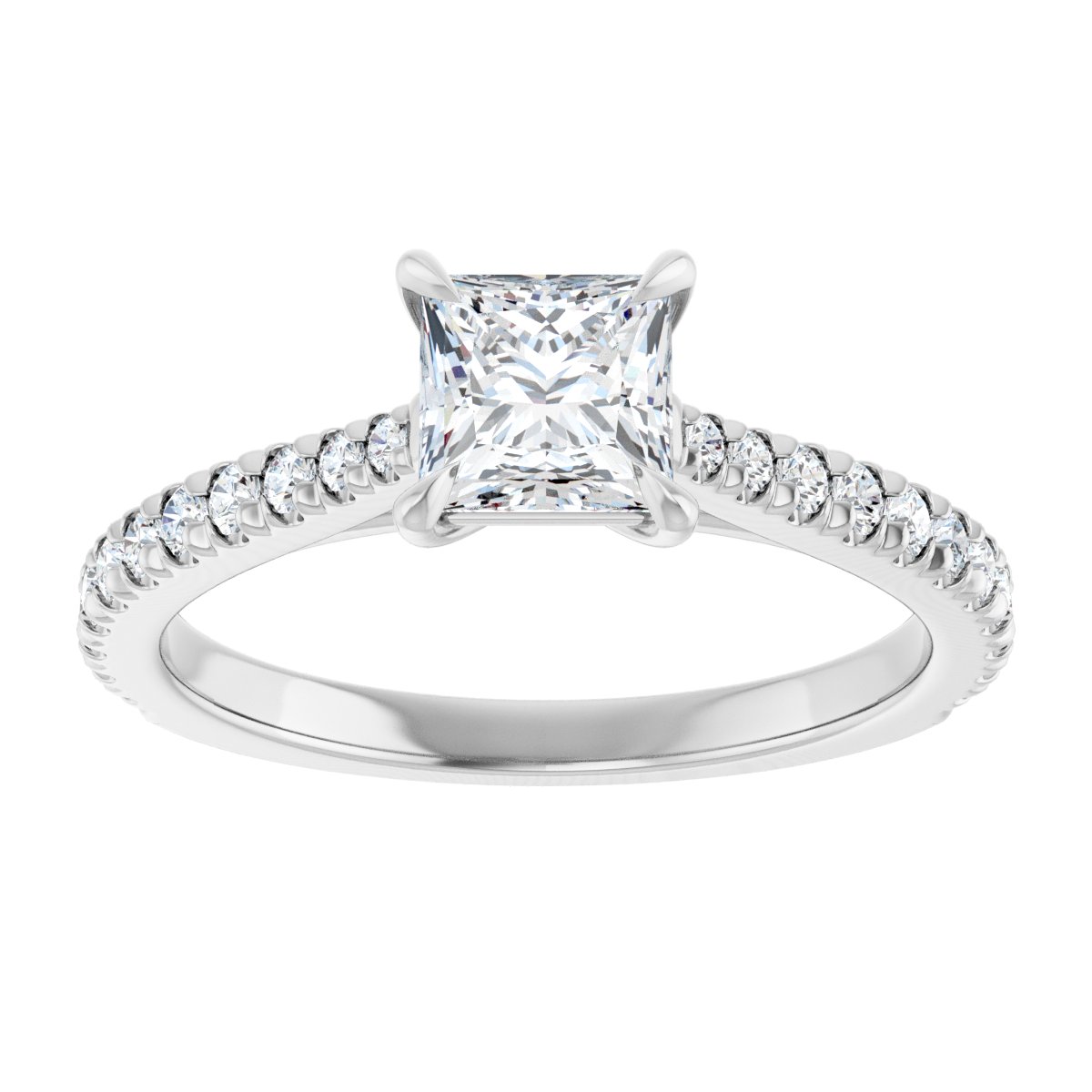 Accented Engagement Ring