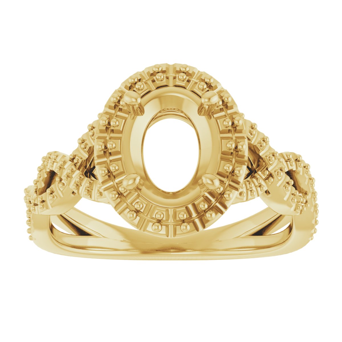 Halo-Style Infinity-Inspired Engagement Ring