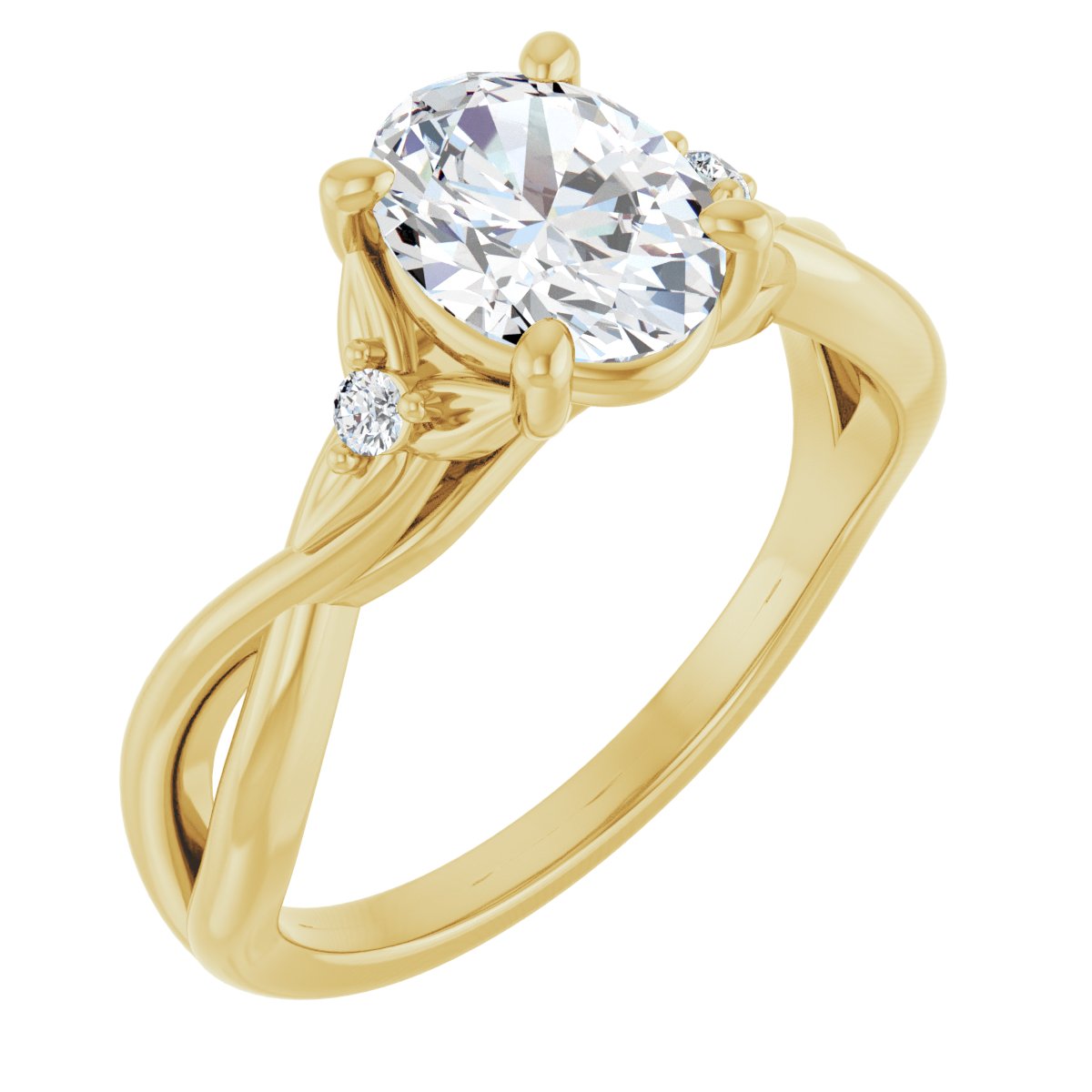 Accented Engagement Ring
