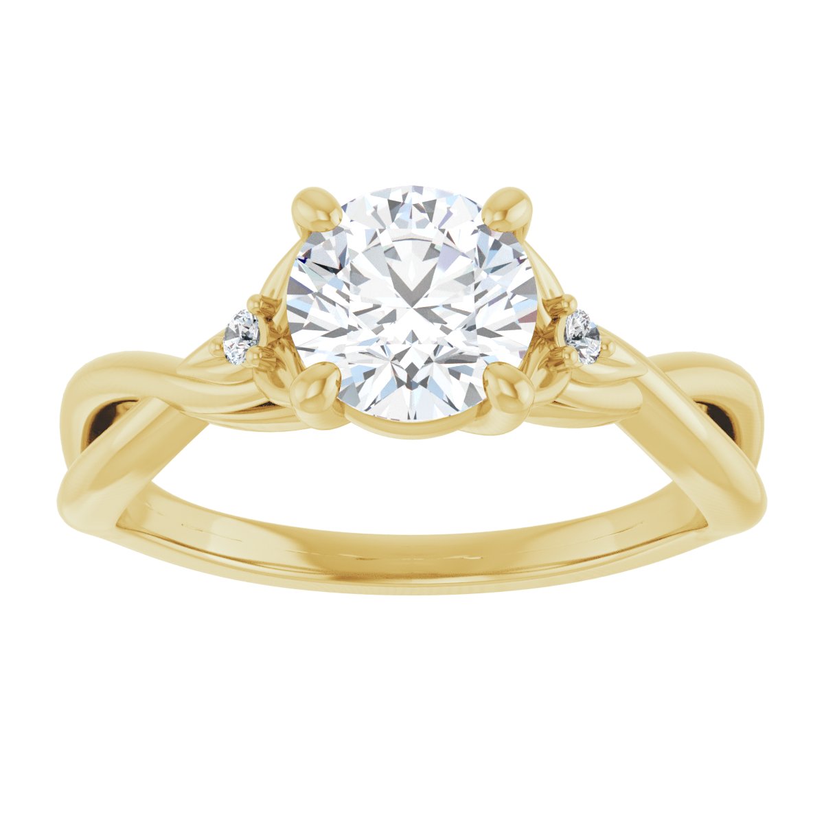 Accented Engagement Ring
