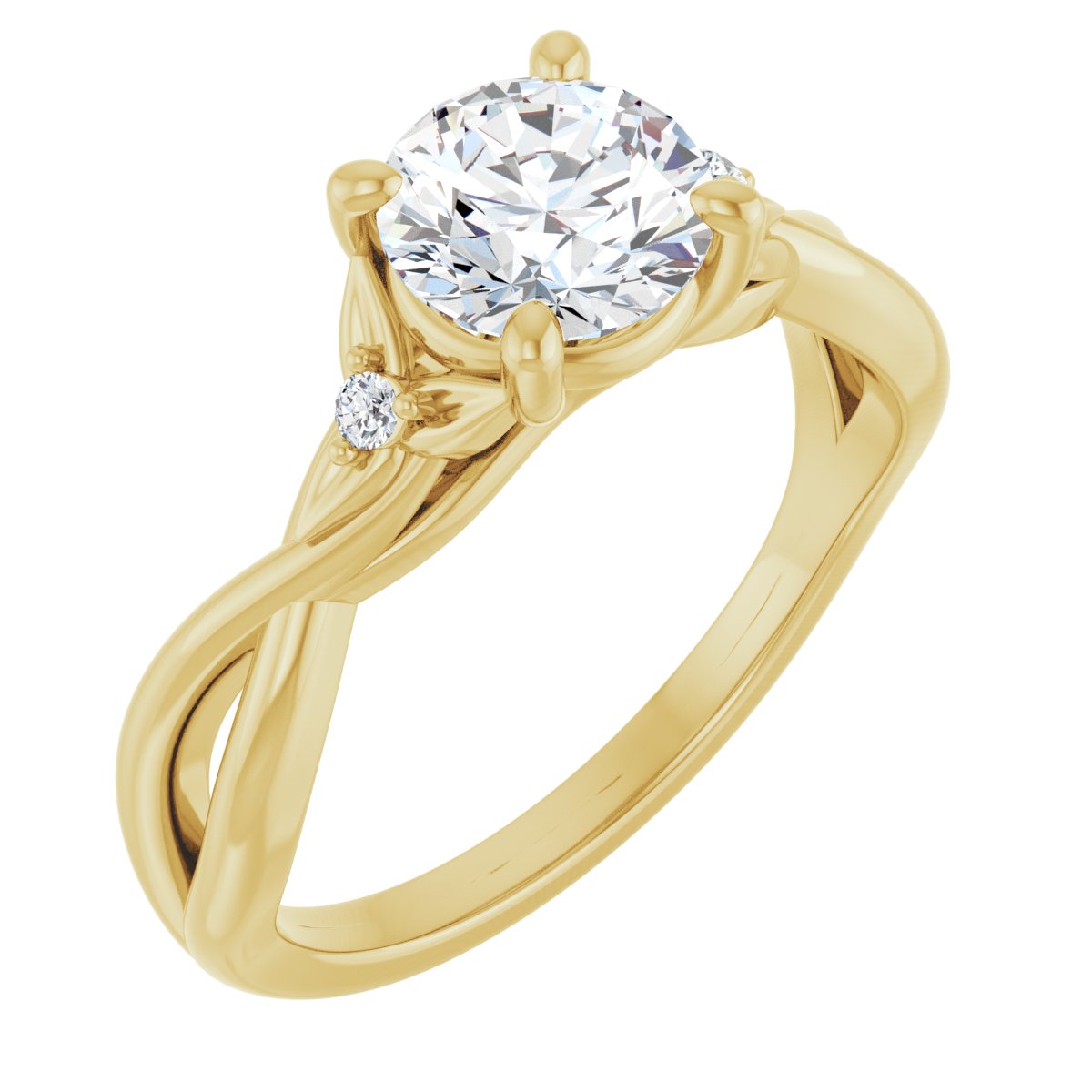 Accented Engagement Ring