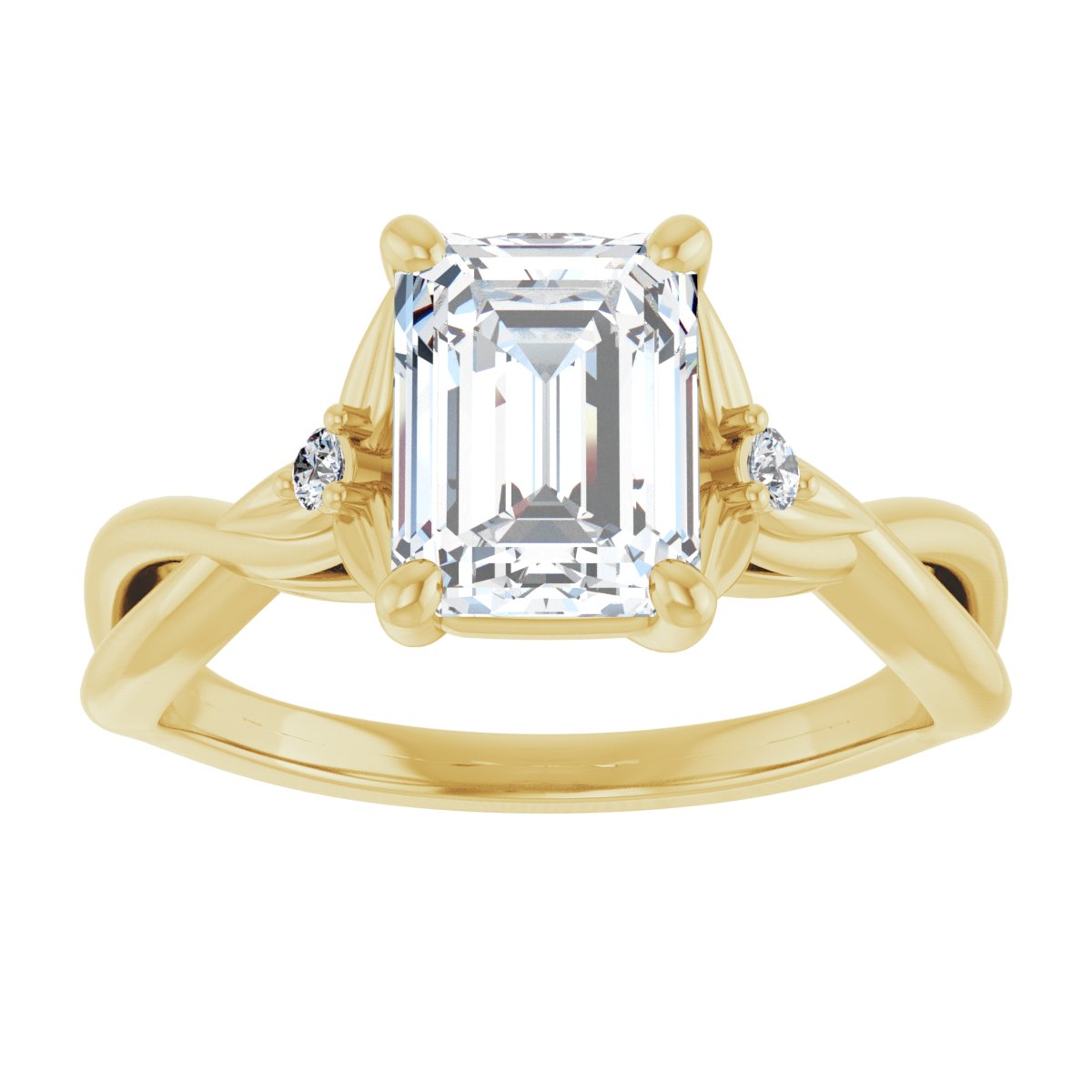 Accented Engagement Ring