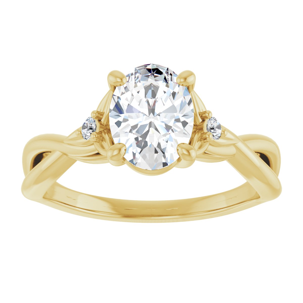 Accented Engagement Ring