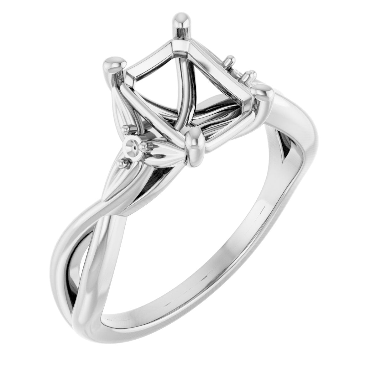 Accented Engagement Ring