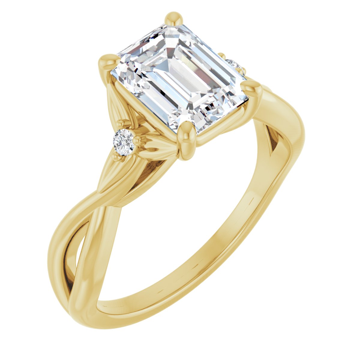 Accented Engagement Ring