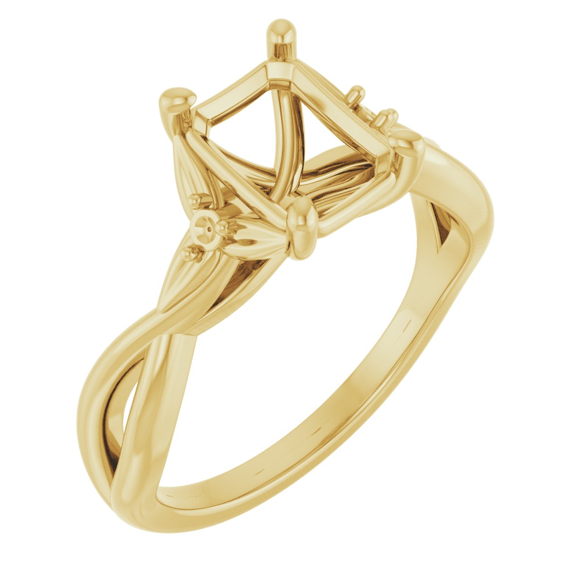 Accented Engagement Ring