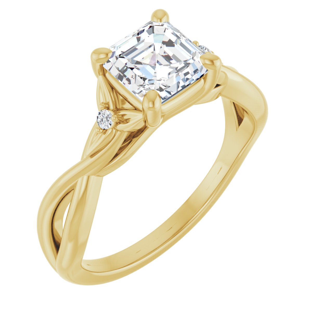 Accented Engagement Ring