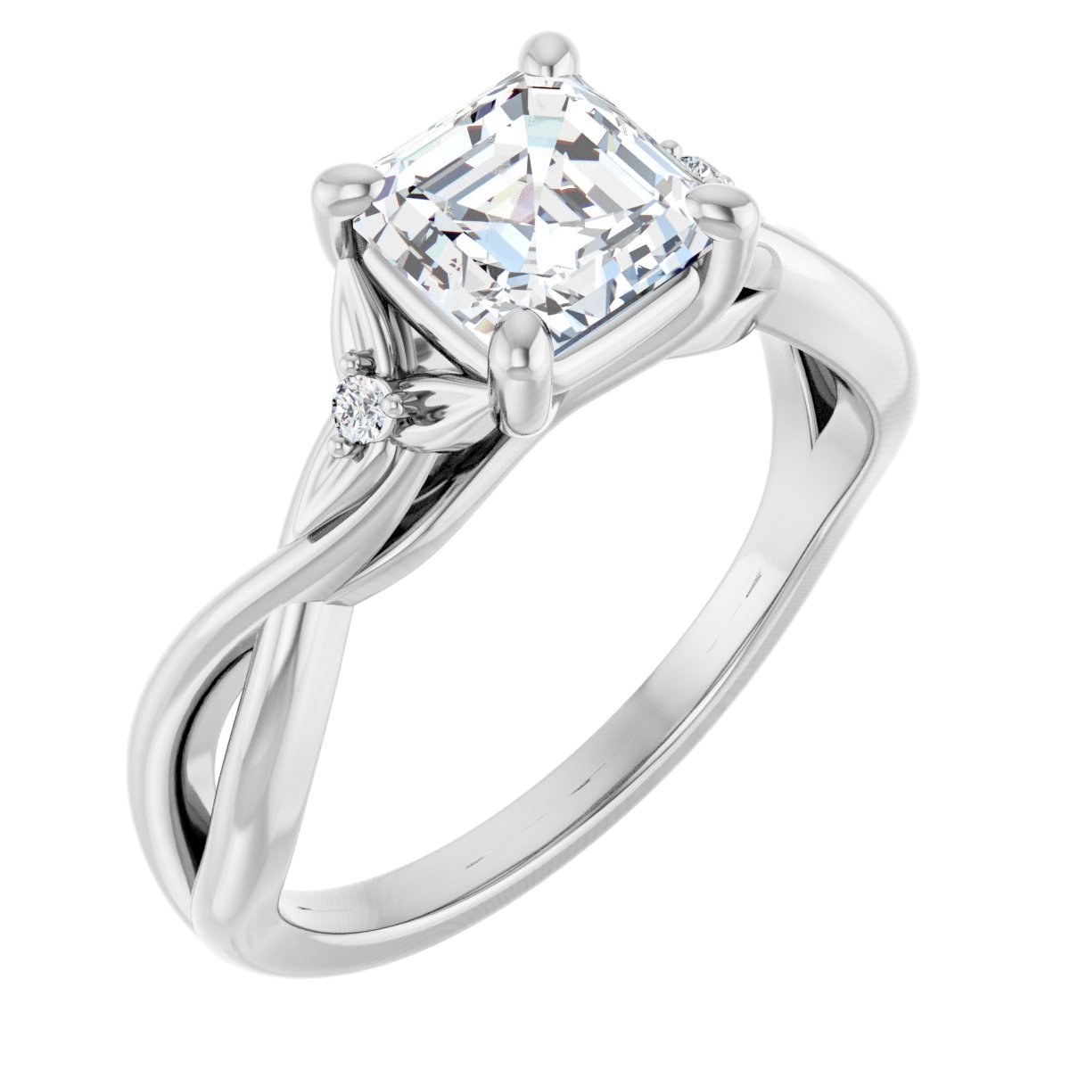 Accented Engagement Ring