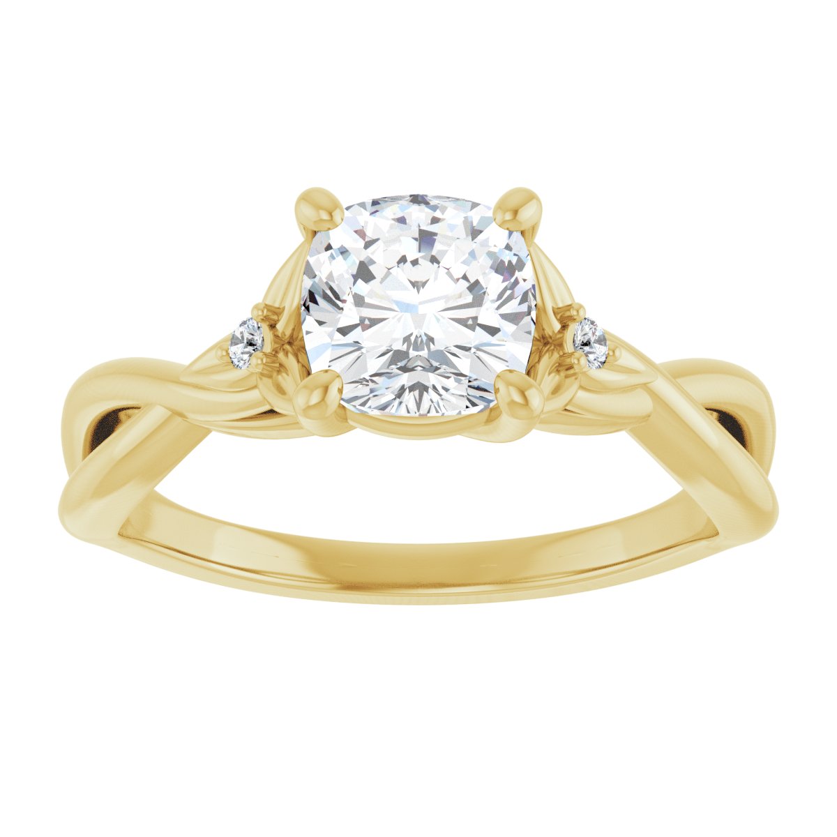 Accented Engagement Ring
