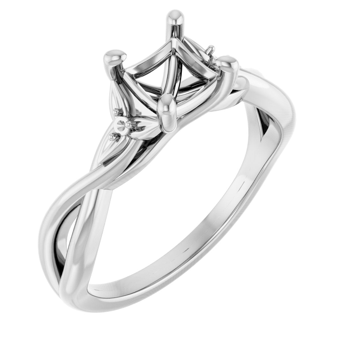 Accented Engagement Ring