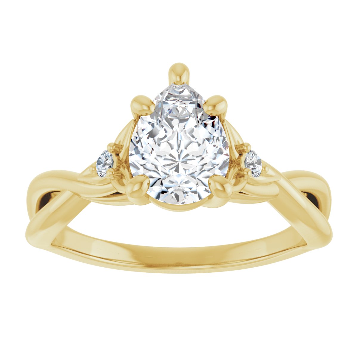 Accented Engagement Ring