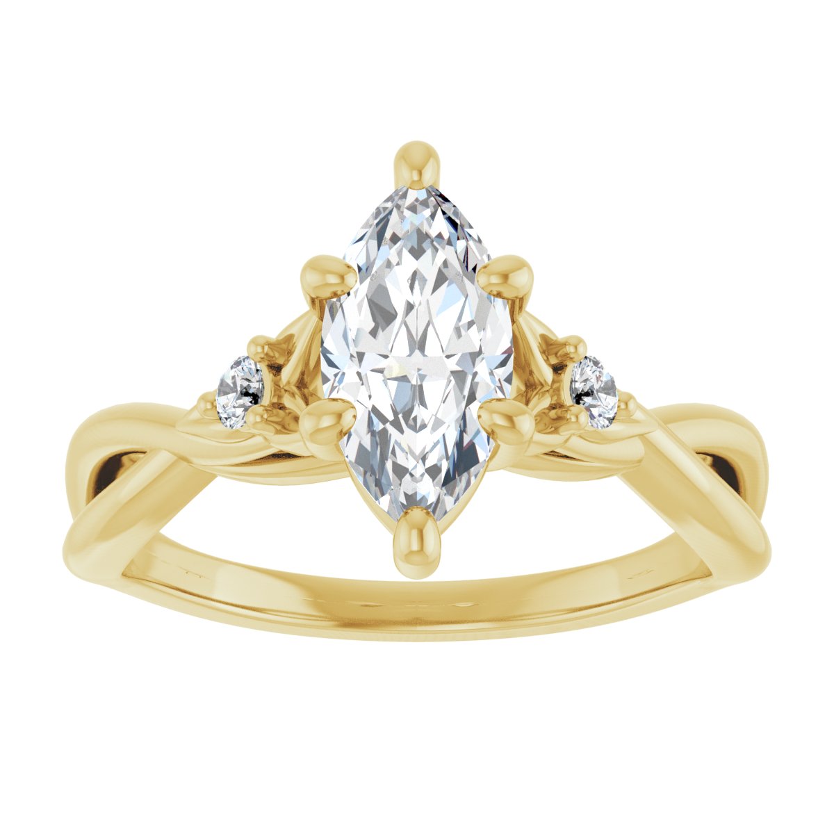 Accented Engagement Ring