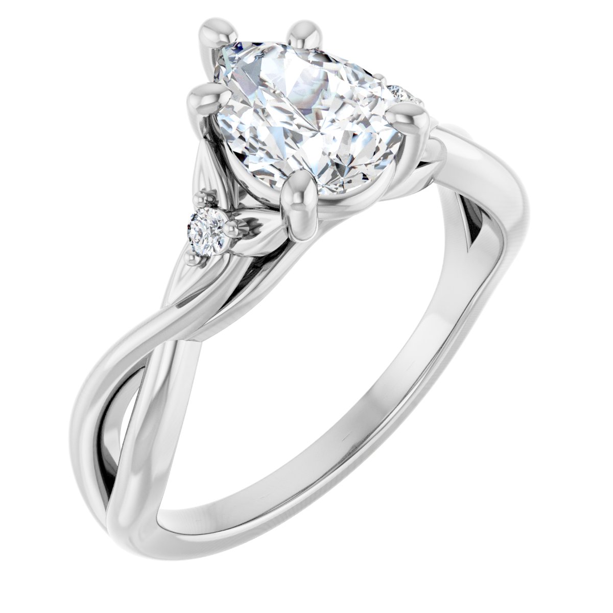 Accented Engagement Ring