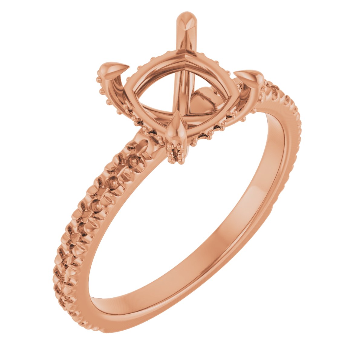 Hidden Halo-Style Engagement Ring