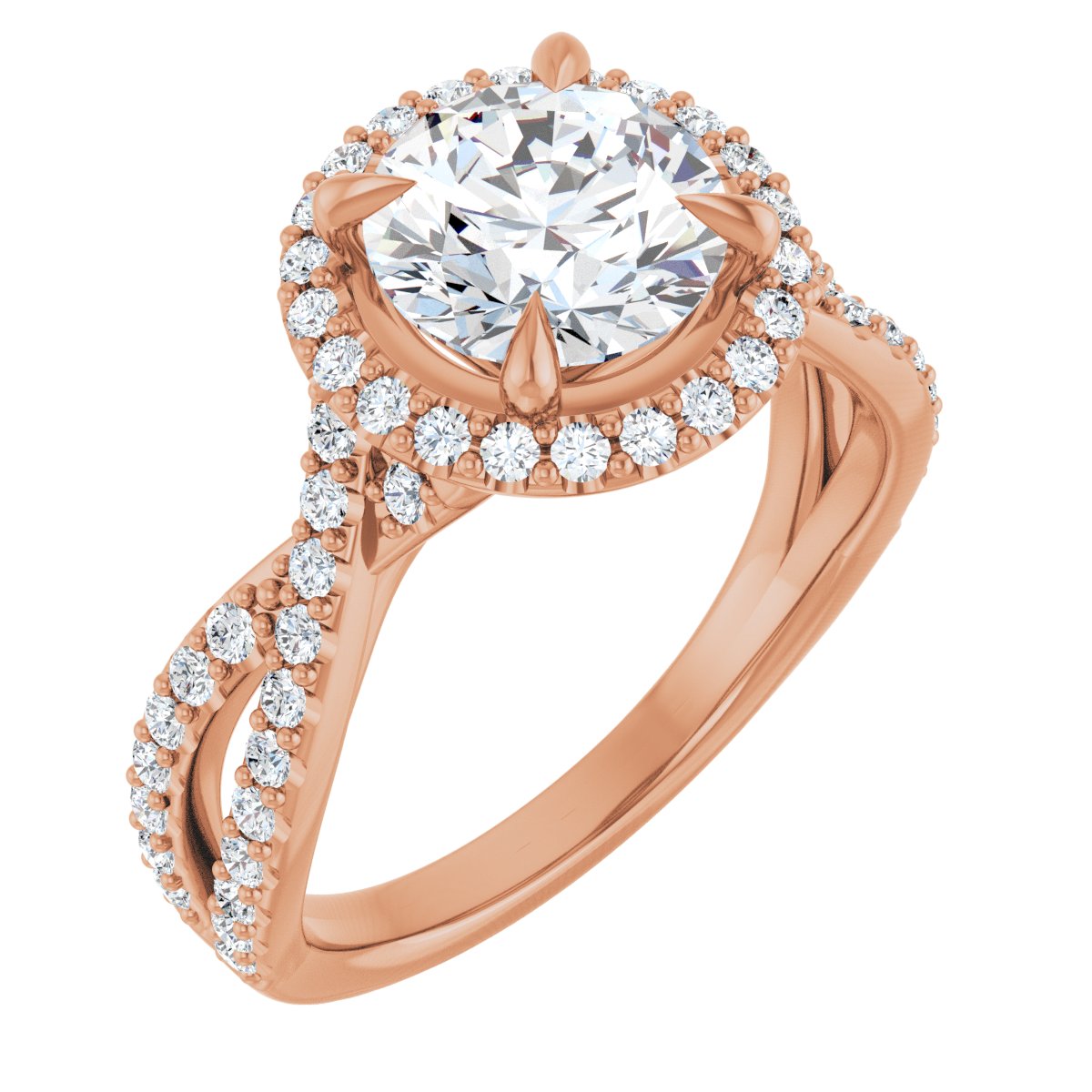 Halo-Style Engagement Ring