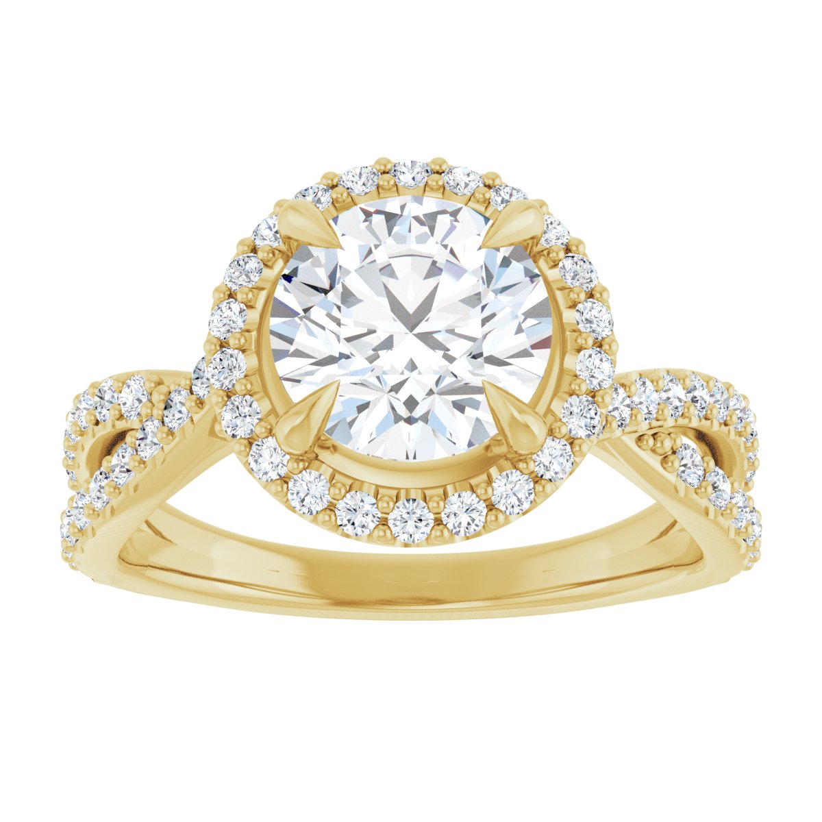 Halo-Style Engagement Ring