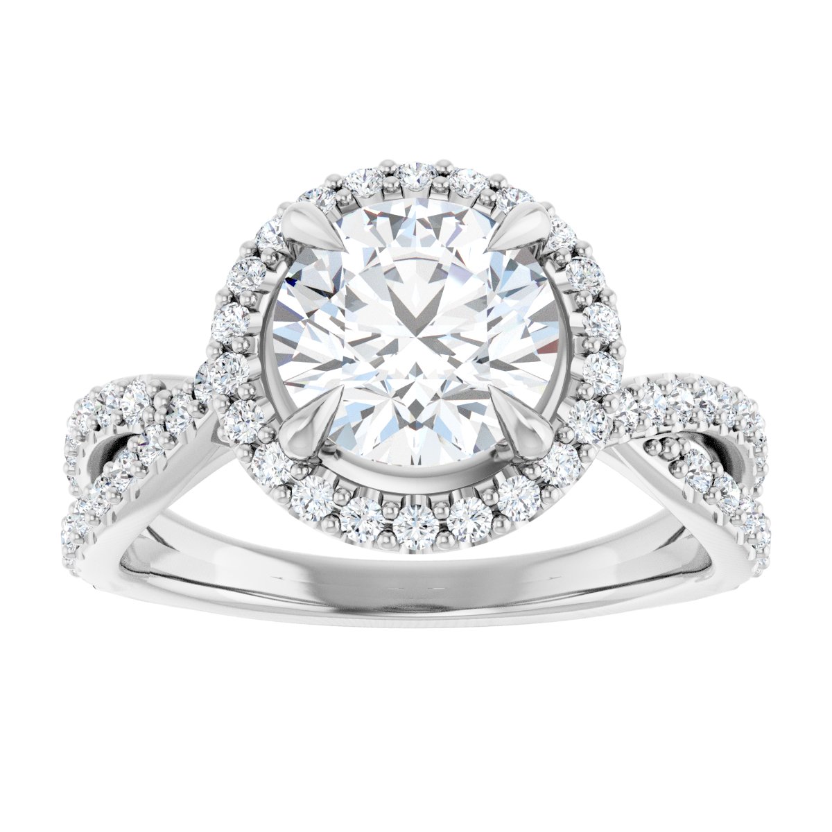 Halo-Style Engagement Ring