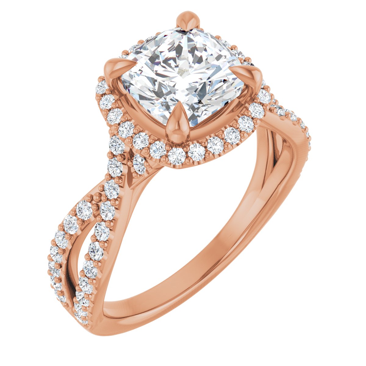 Halo-Style Engagement Ring