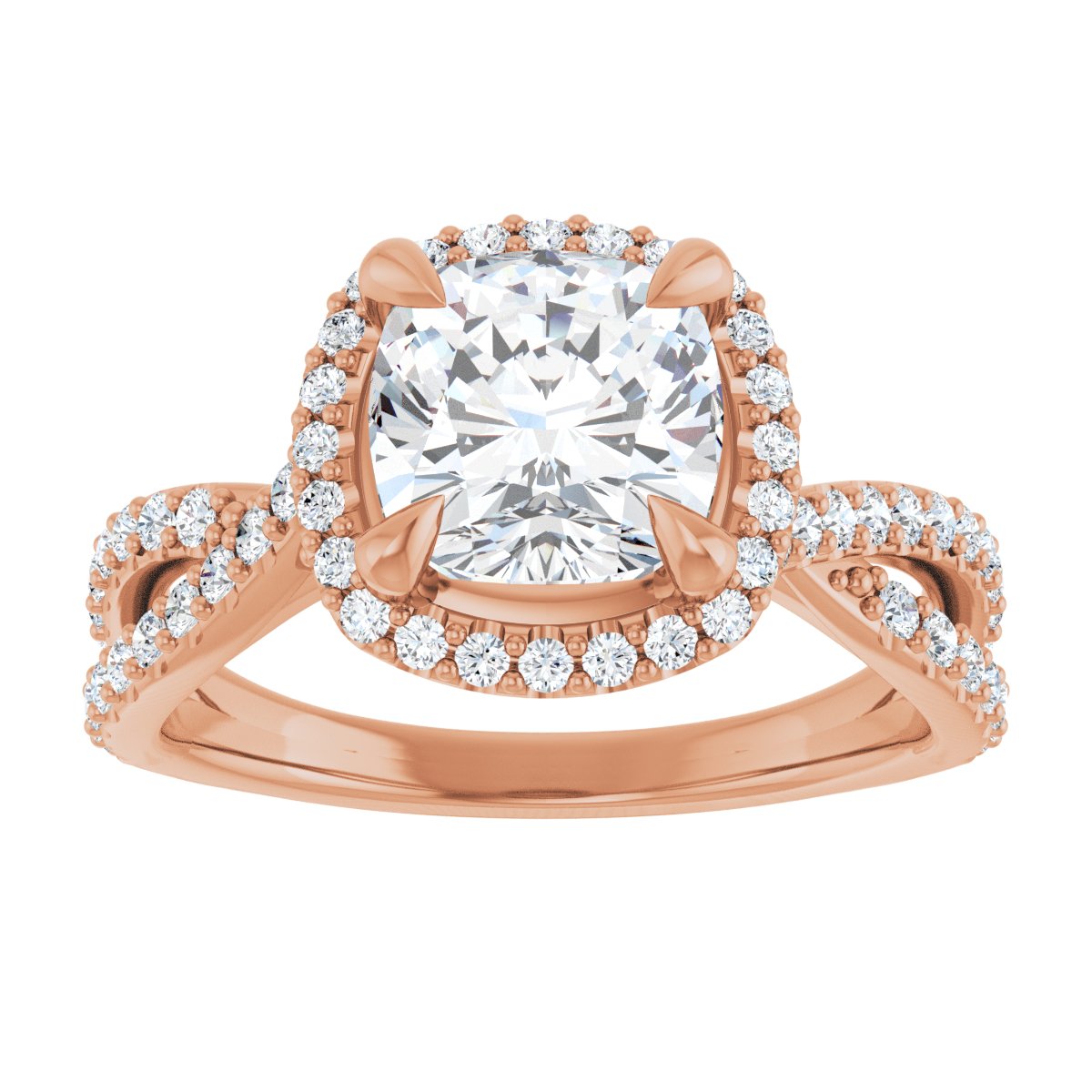 Halo-Style Engagement Ring