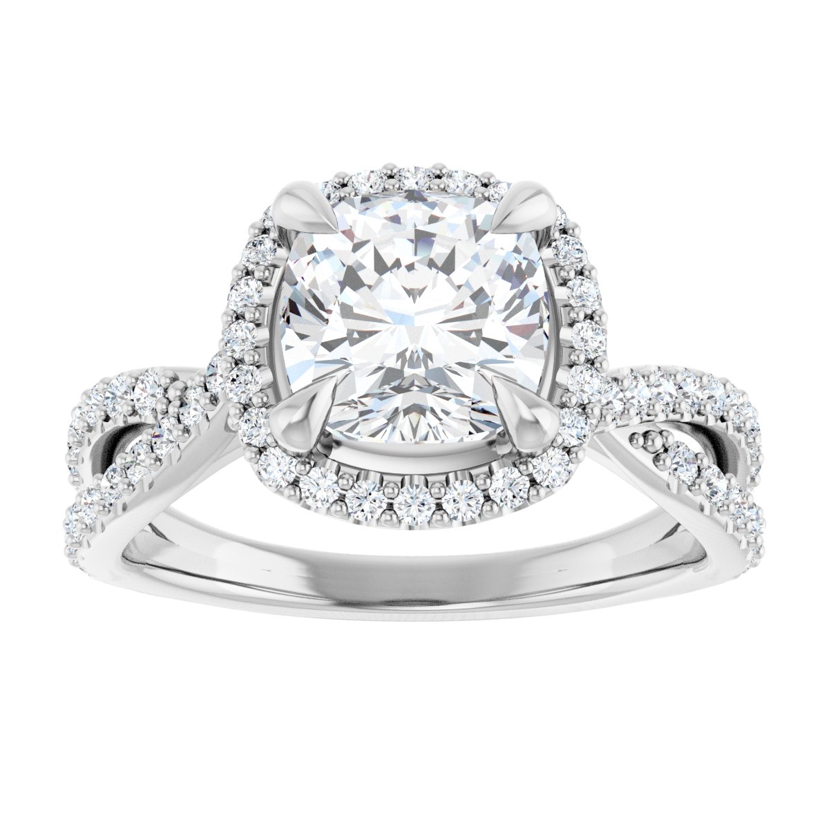 Halo-Style Engagement Ring