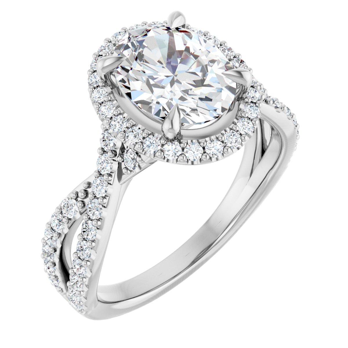 Halo-Style Engagement Ring