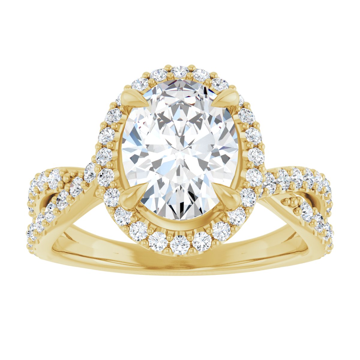 Halo-Style Engagement Ring