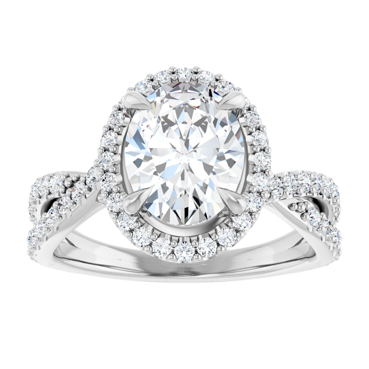 Halo-Style Engagement Ring