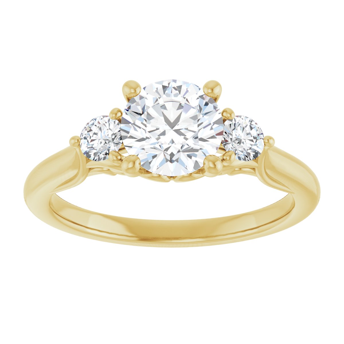 Accented Engagement Ring