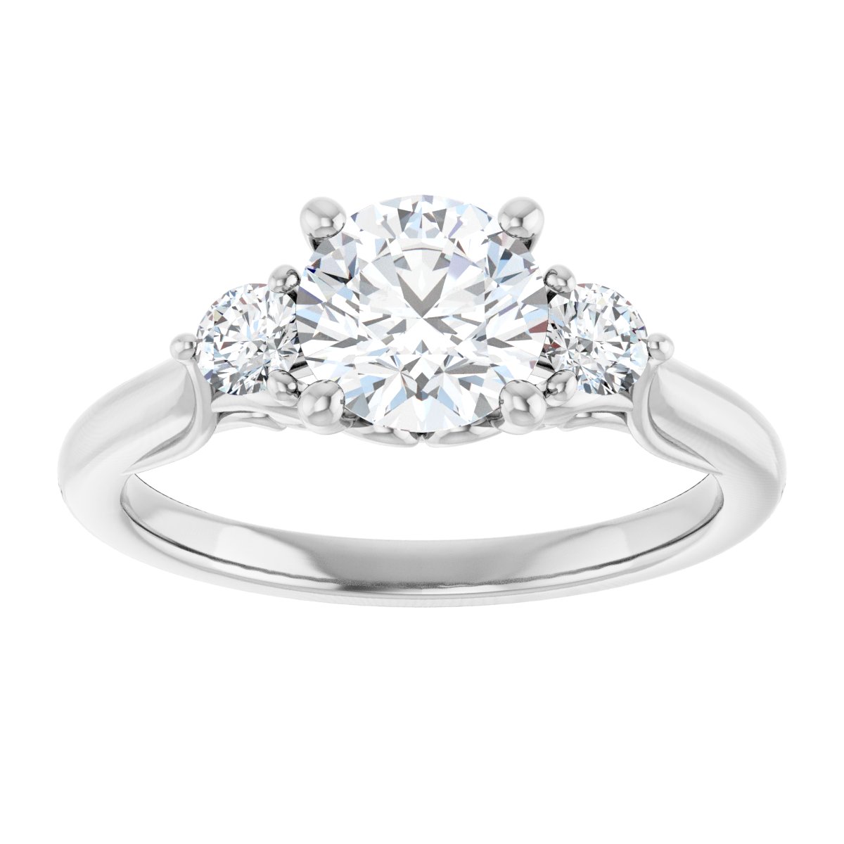Accented Engagement Ring