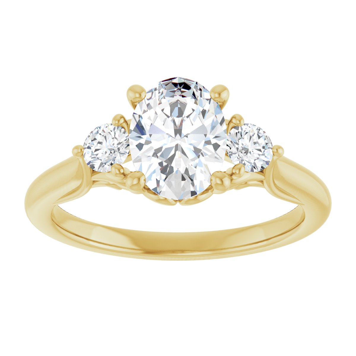 Accented Engagement Ring