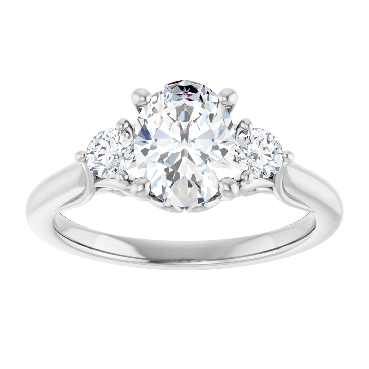 Accented Engagement Ring