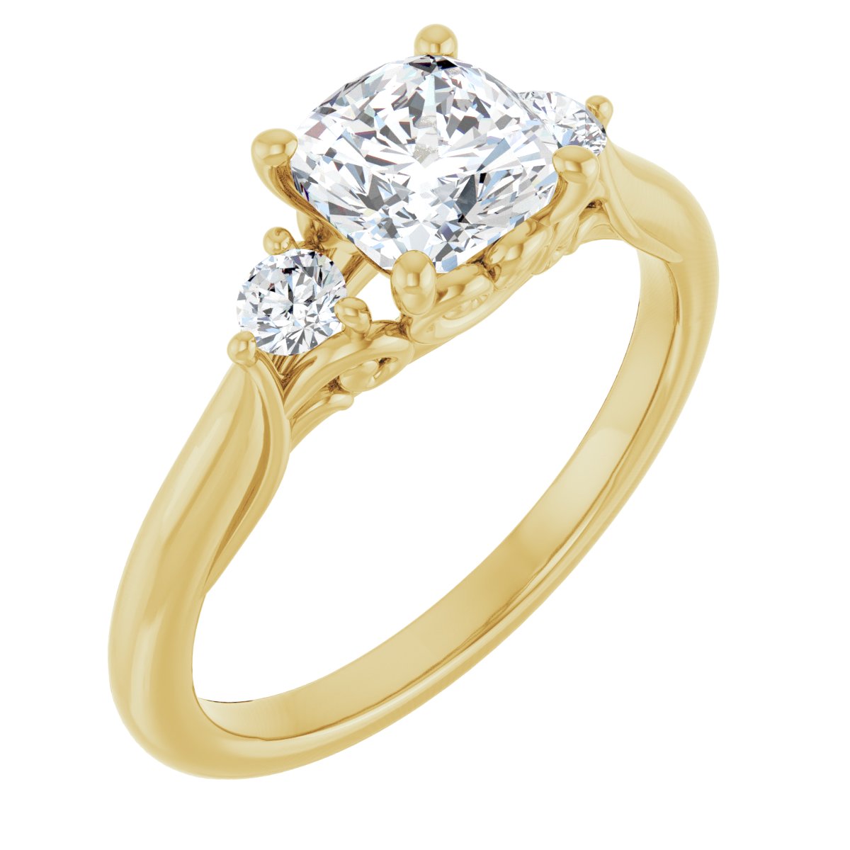 Accented Engagement Ring