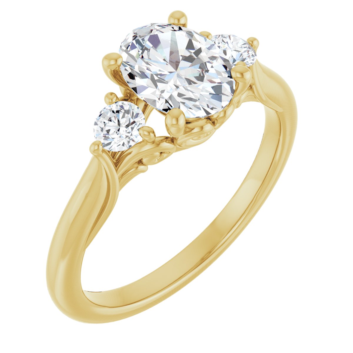 Accented Engagement Ring
