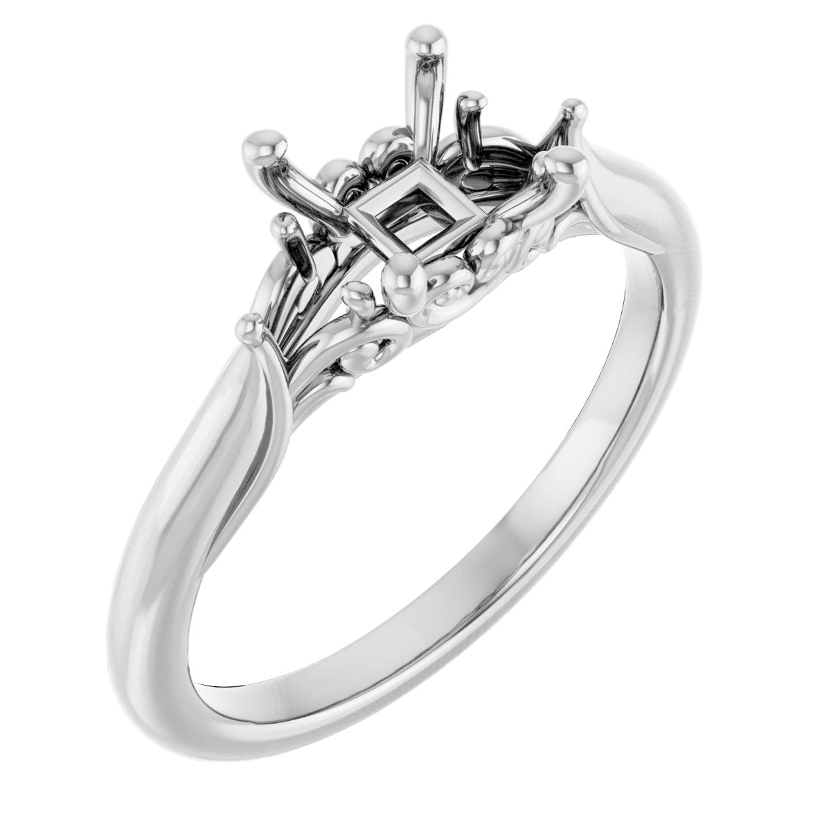 Accented Engagement Ring