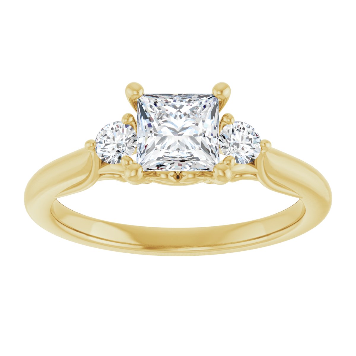 Accented Engagement Ring