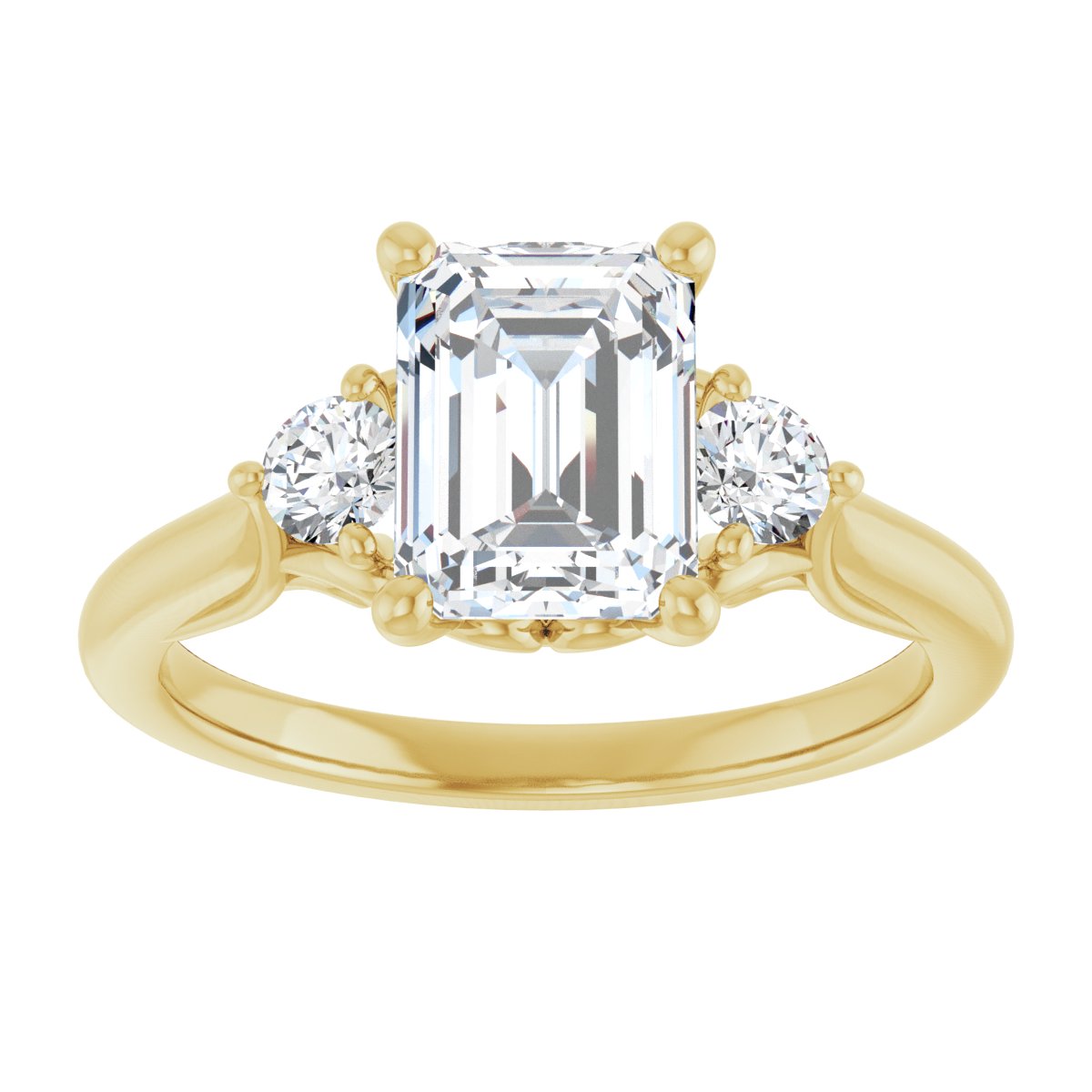 Accented Engagement Ring
