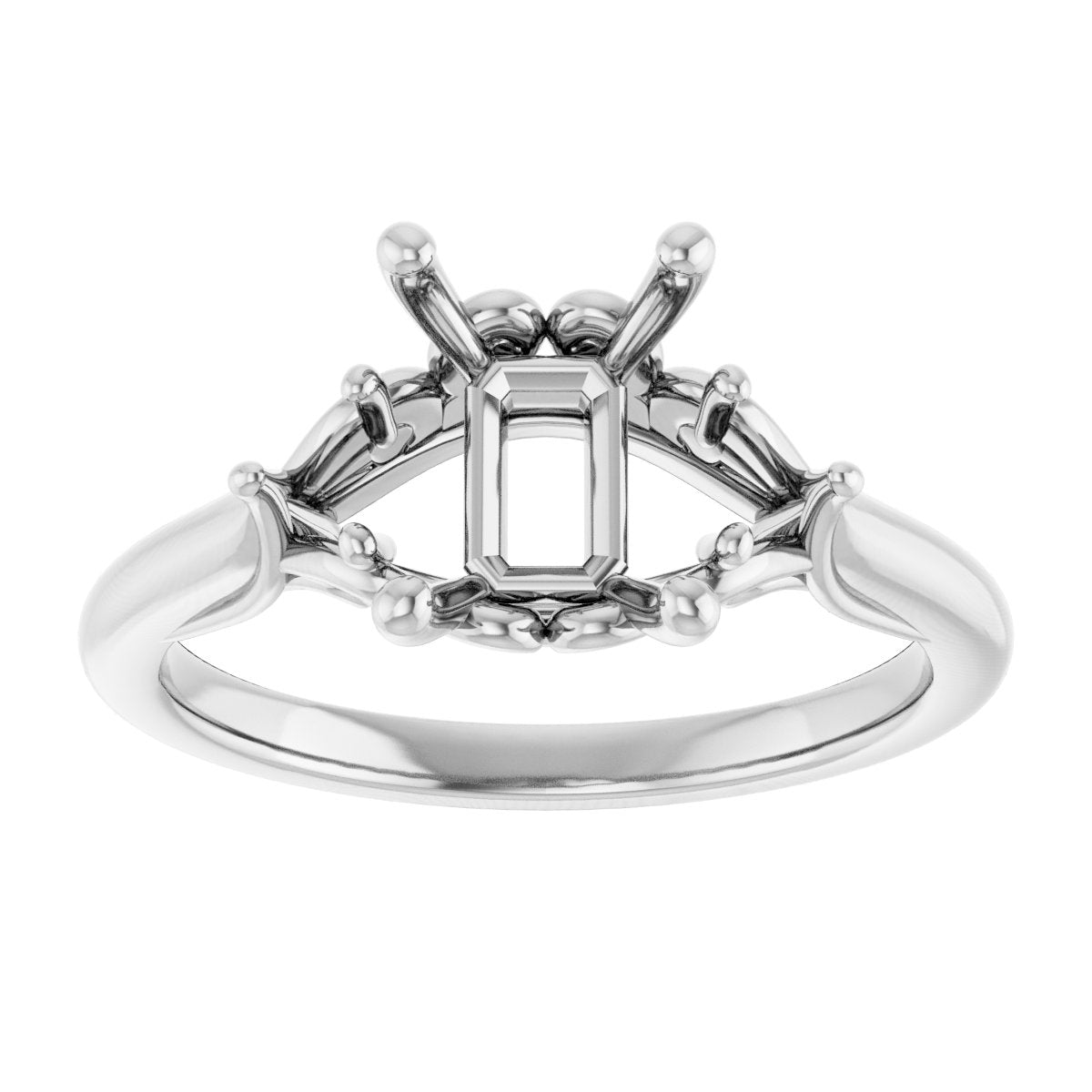Accented Engagement Ring