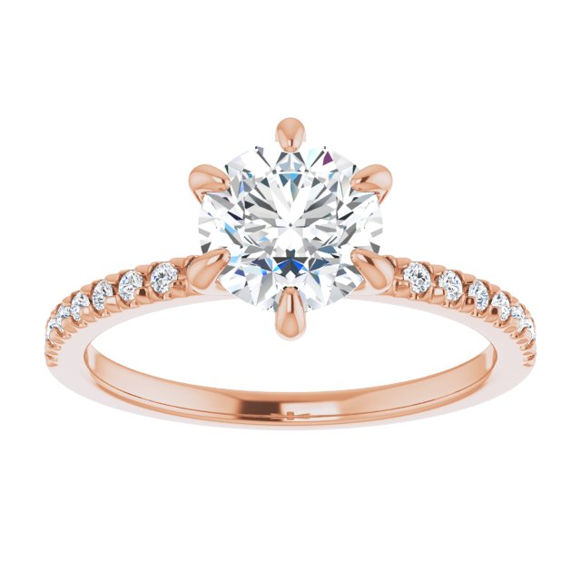 Accented Engagement Ring